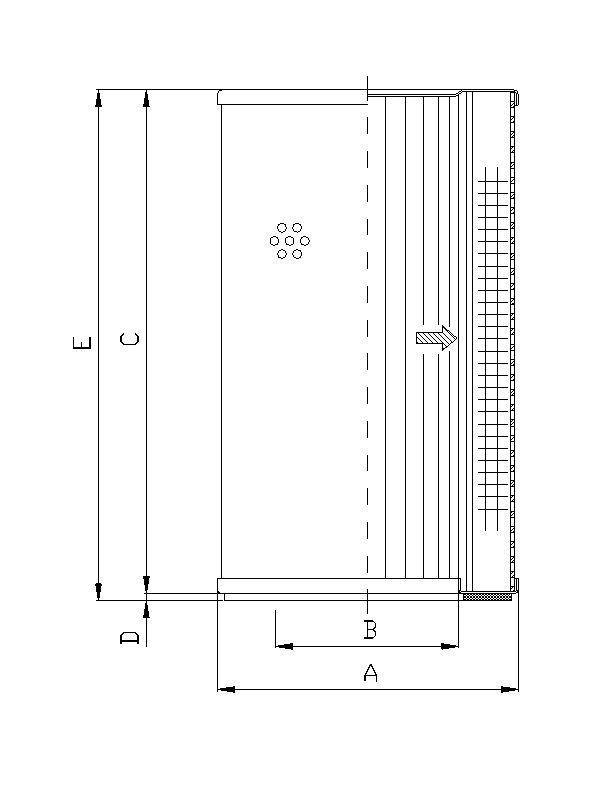 WG327 Hydraulic filter element