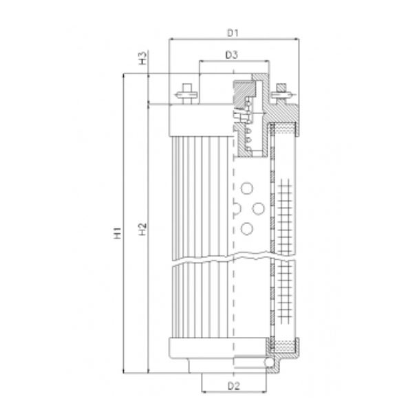 RHR950A03B hydraulic filter element