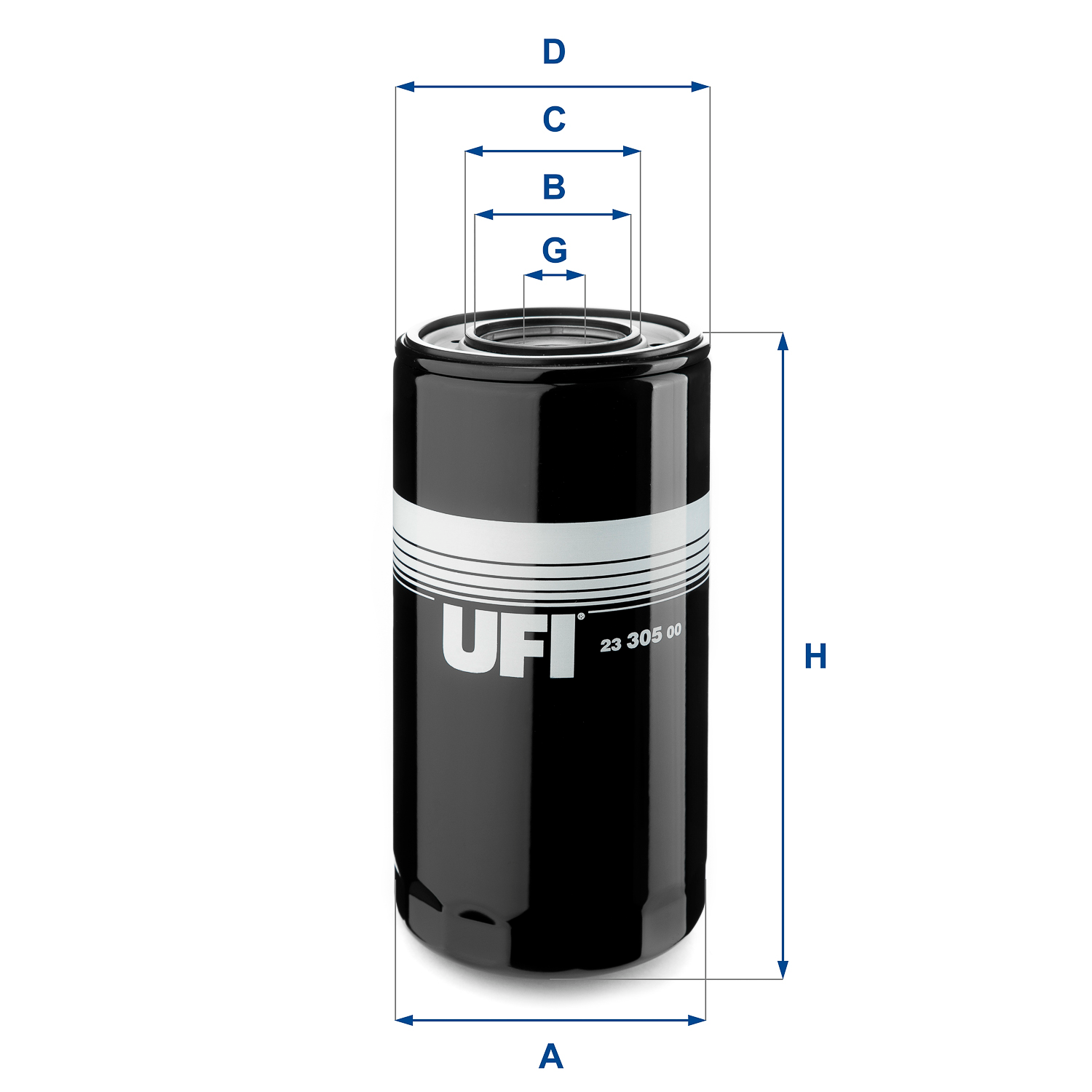 23.305.00 oil filter spin-on