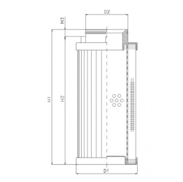 D732C03A hydraulic filter element