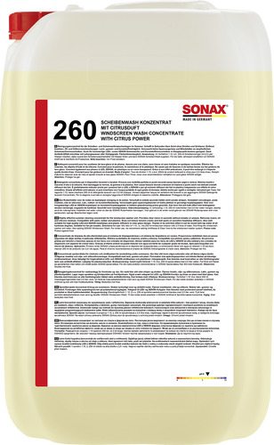 SONAX Window Wash Concentrate Citrus - 25 liters