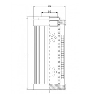 XD063T25B hydraulic filter element
