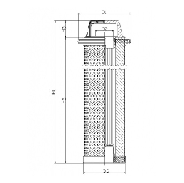 H511M15B0/ESD hydraulic filter element (RLS)