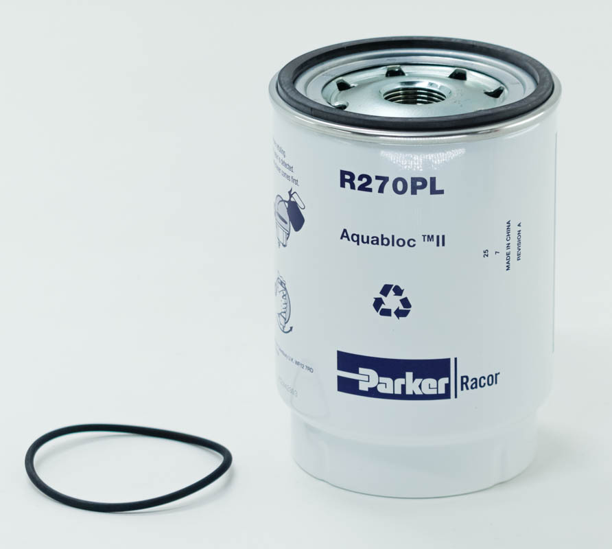 R270PL fuel filter spin-on