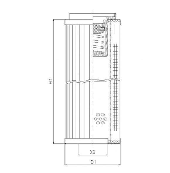 WT510 hydraulic filter element