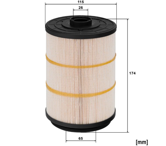 P 11 007 x fuel filter element