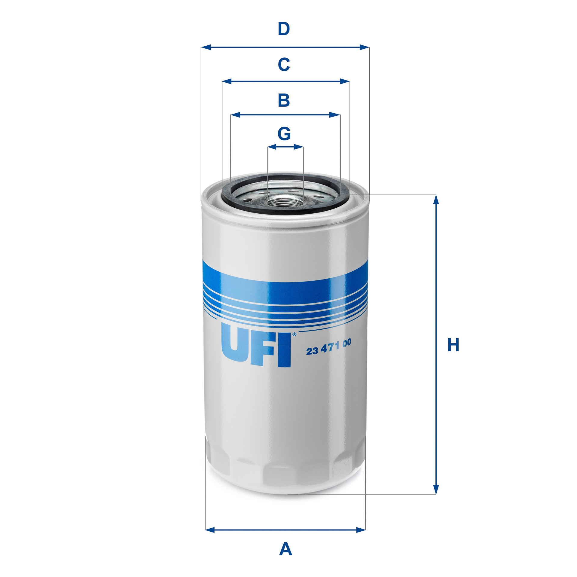 23.471.00 oil filter spin-on