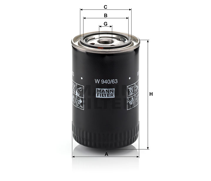 W 940/63 oil filter