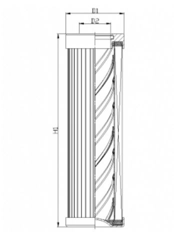 DLD100B80B0 hydraulic filter element
