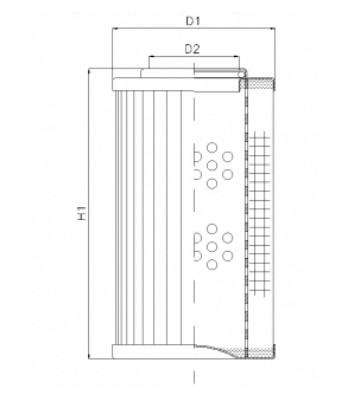 D142G03A/ESD hydraulic filter element
