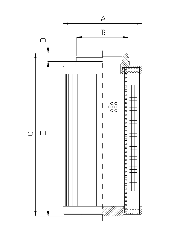 D731G03B hydraulic filter element
