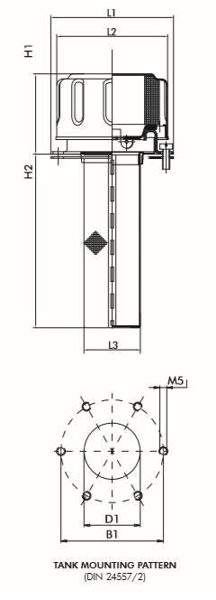 FT8F03BS1010 air filter (filling / ventilation)
