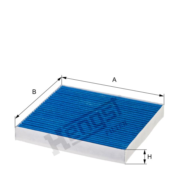 E4961LB cabin air filter element (biofunctional)