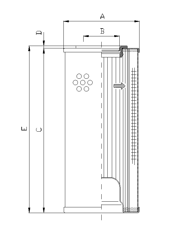 R5111C25 hydraulic filter element