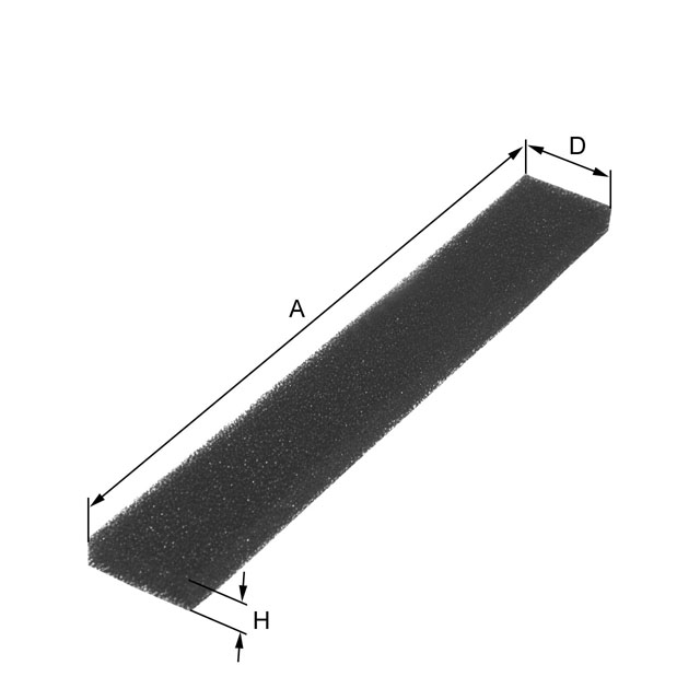 HC7250 cabin air filter element