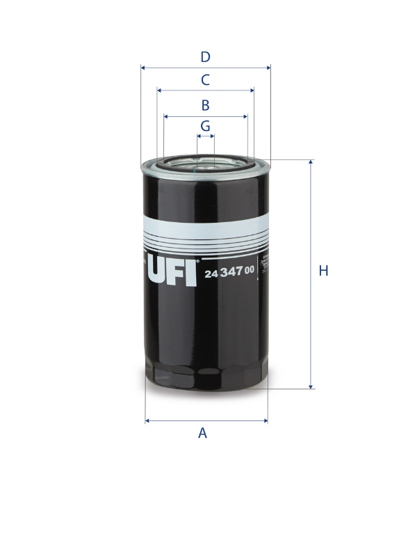 24.347.00 fuel filter spin-on