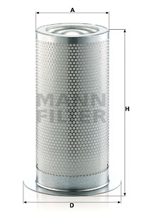 LE 95 001 x air/oil separator element (incl. gasket)