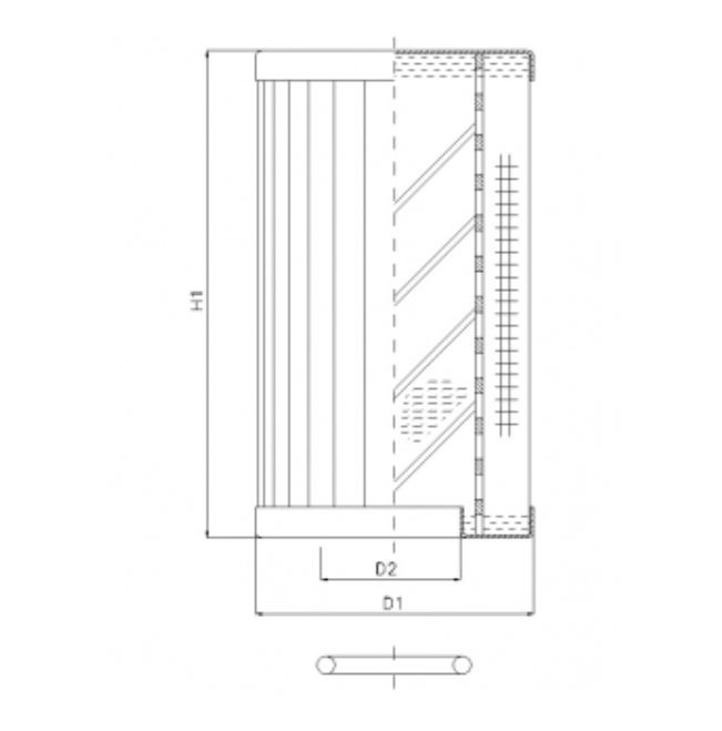 RLR70E05B/5 hydraulic filter element