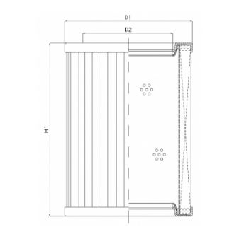 R434G01 hydraulic filter element