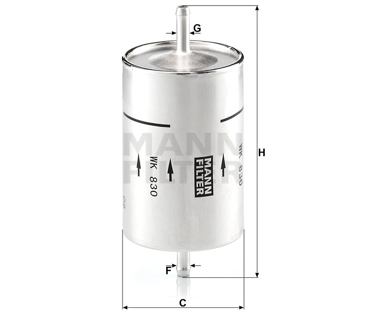 WK 830 fuel filter