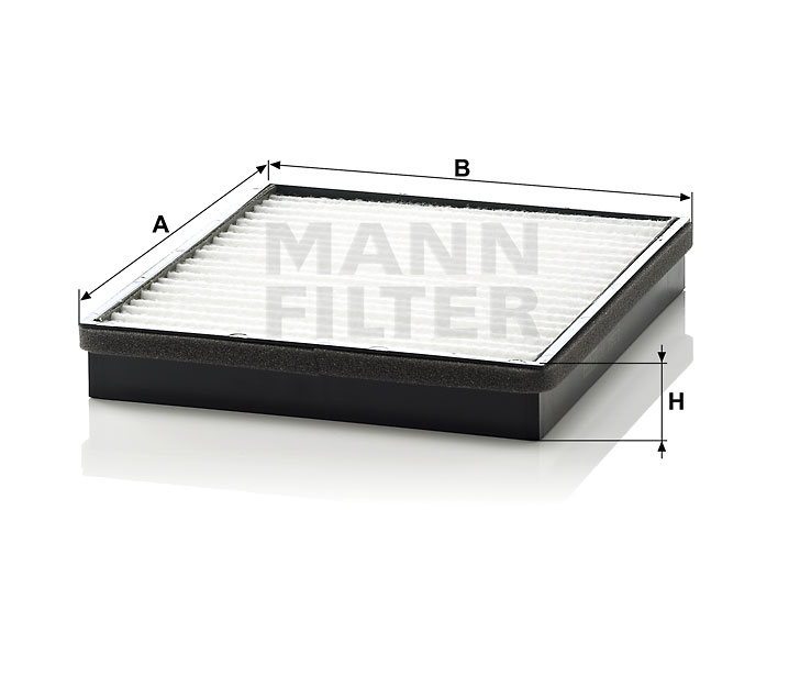 CU 2520 cabin air filter element