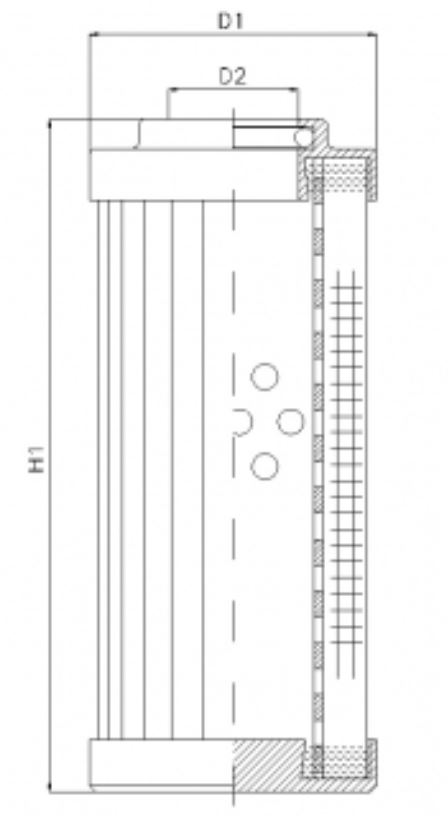 WT790 hydraulic filter element