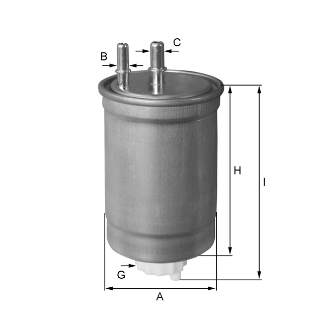ZP8103FM fuel filter spin-on