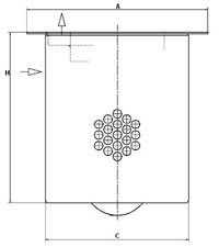 LE 35 002 x air/oil separator element (incl. gasket)