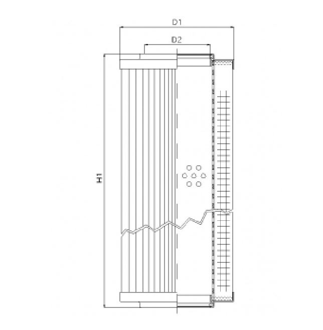 RVR11801E05V hydraulic filter element