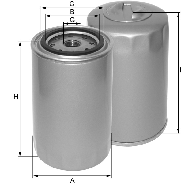 ZP3505 oil filter (spin-on)