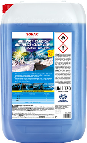 SONAX AntiFrost+ClearView Concentrate Citrus - 25 L