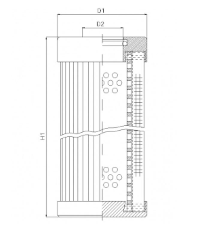 D133G25BV hydraulic filter element