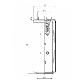 RHR850G20B6/AB1 hydraulic filter element