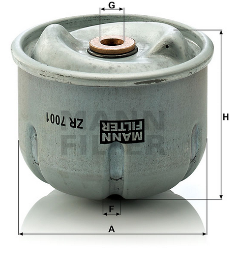 ZR 7001 oil filter element (for centrifuge)