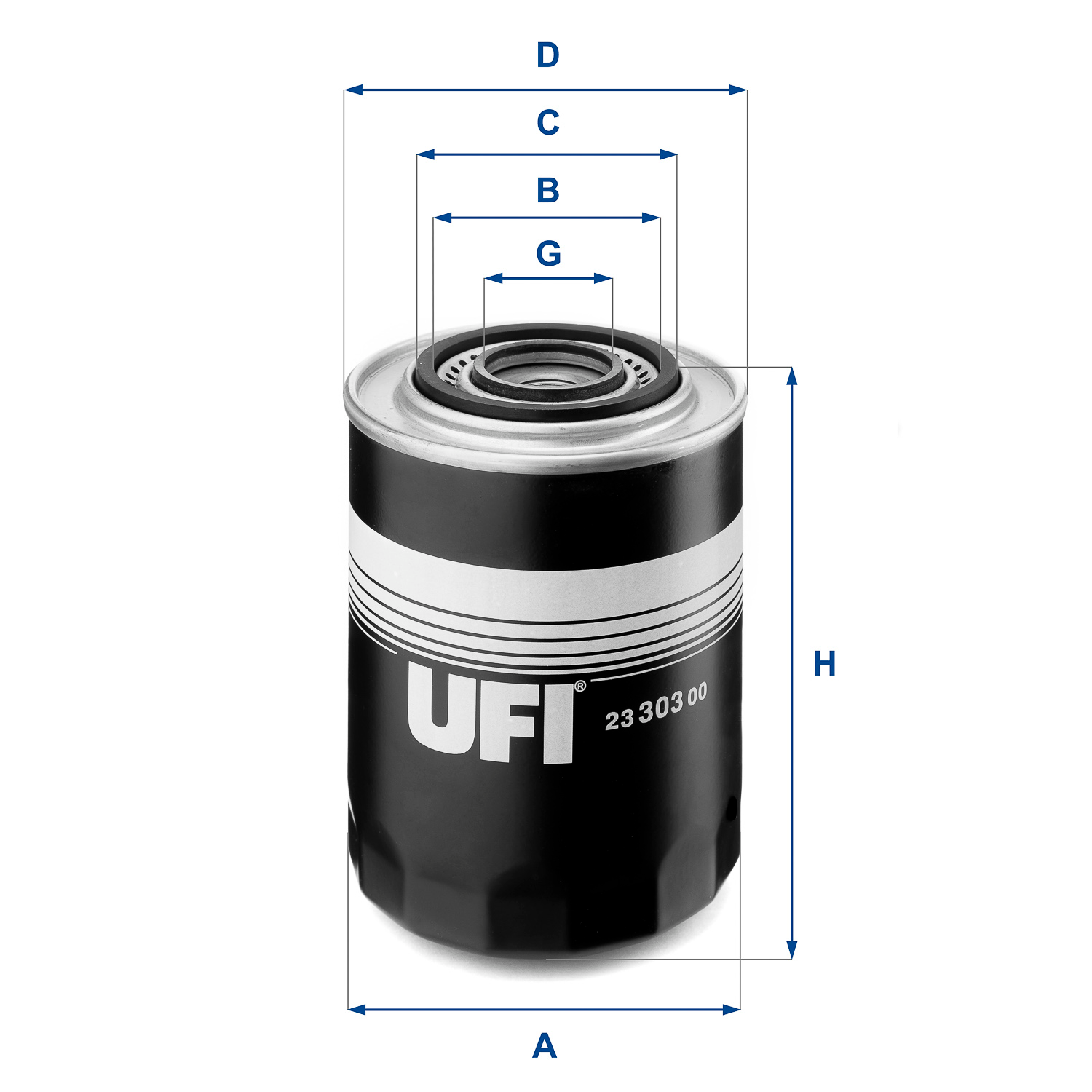 23.303.00 oil filter spin-on