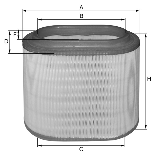 HP2561 air filter element