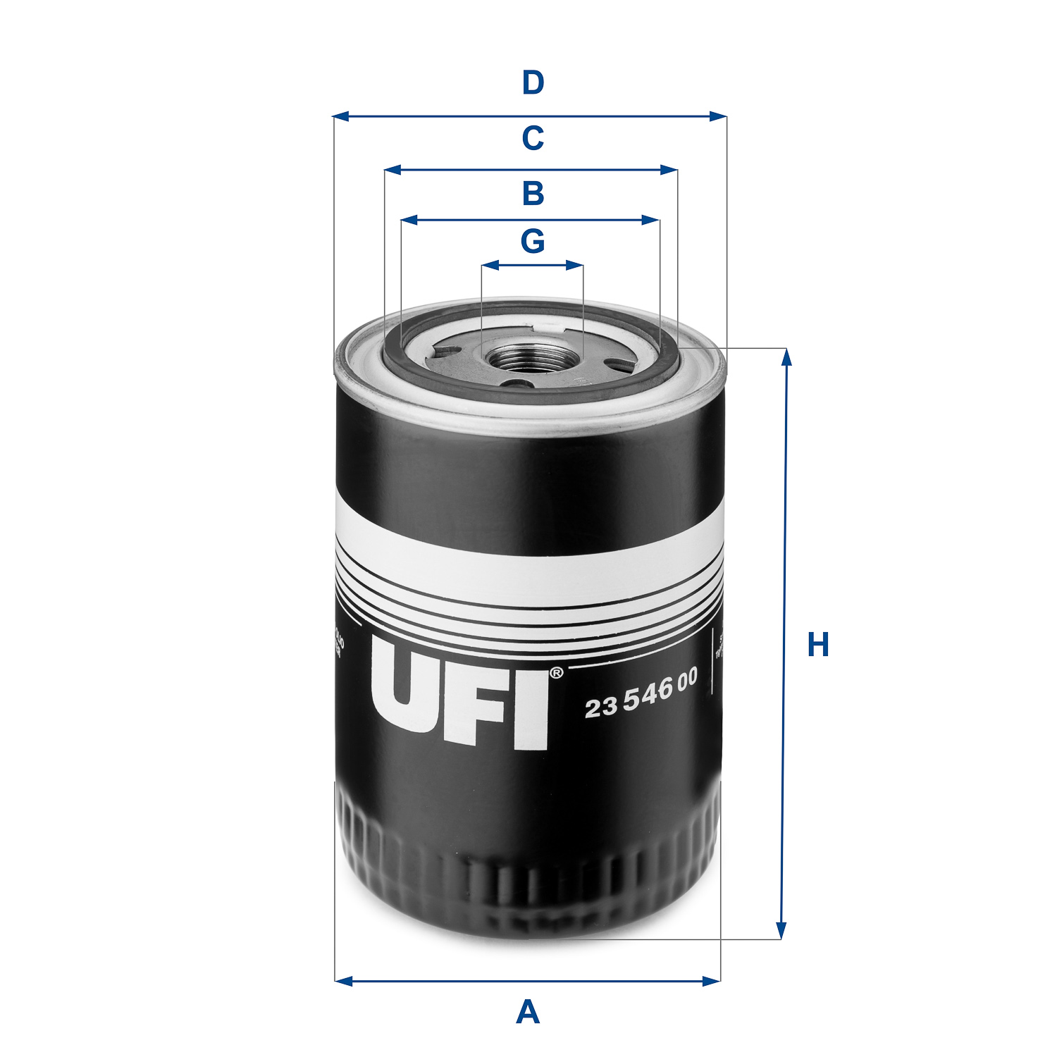 23.546.00 oil filter spin-on