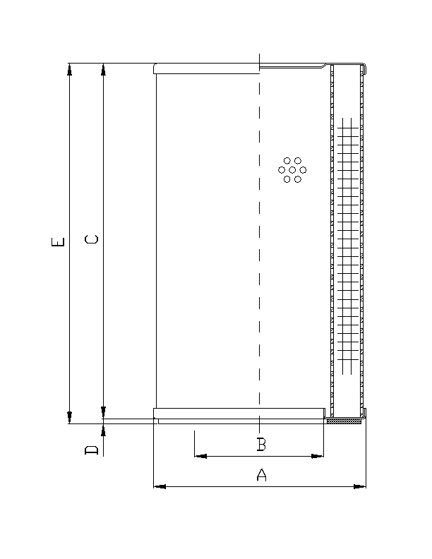WT430 hydraulic filter element