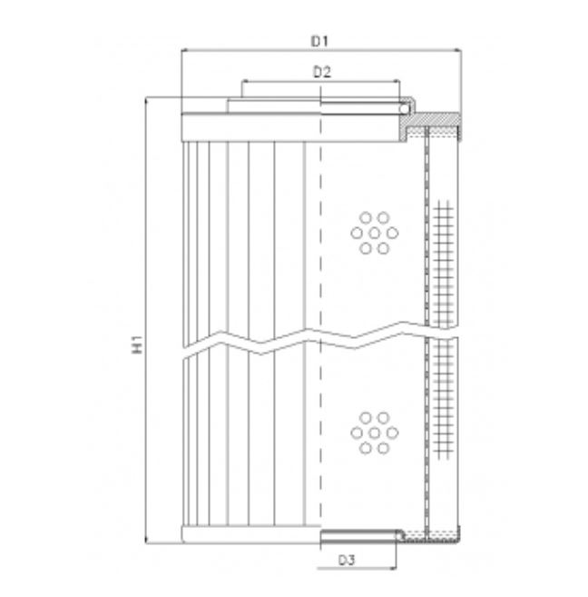 RMR690E03B hydraulic filter element
