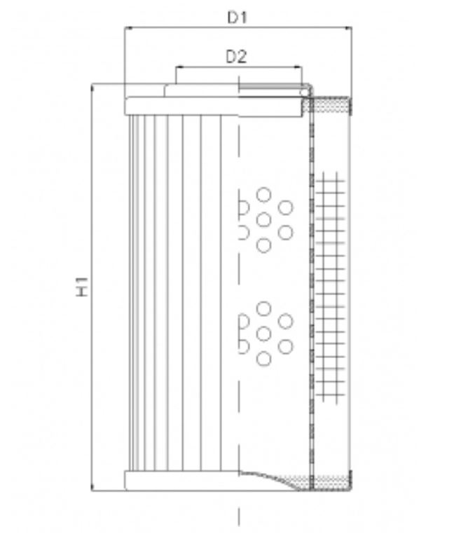 R283G06V hydraulic filter element