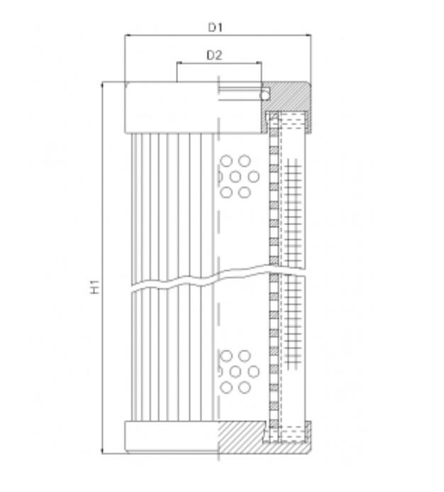 D111G15BV hydraulic filter element