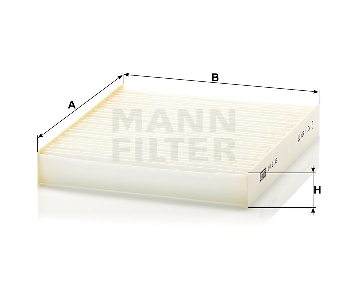 CU 2145 cabin air filter element