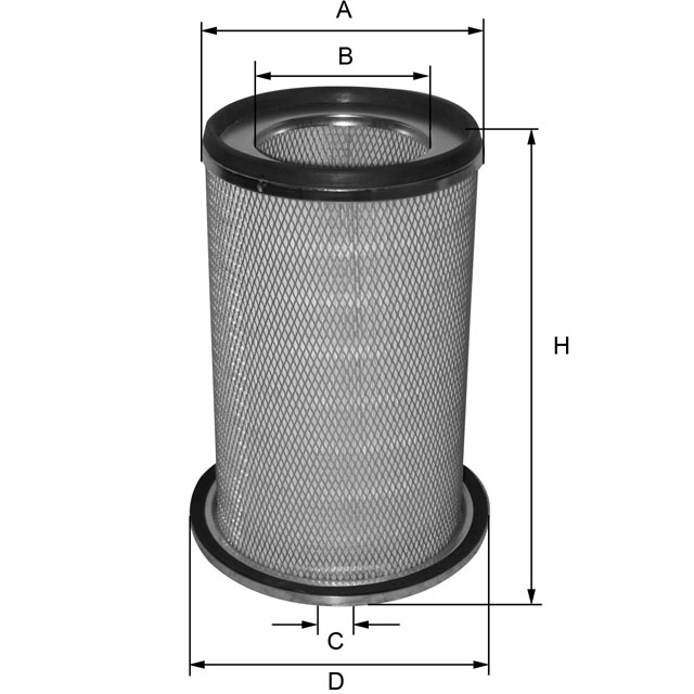 HP4076A air filter element