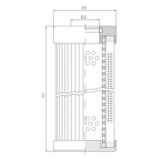 D110G15B hydraulic filter element