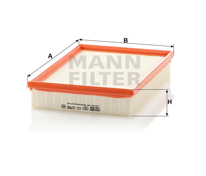 CU 2785 cabin air filter element