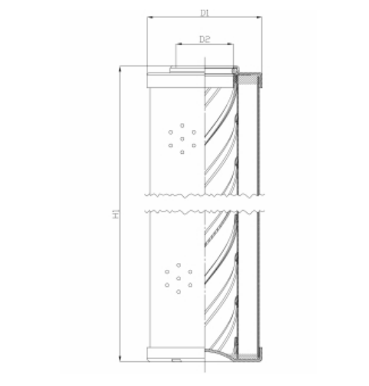 DHD256G10B hydraulic filter element