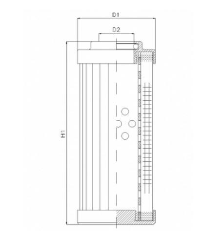 DVD20013F20B/1 hydraulic filter element
