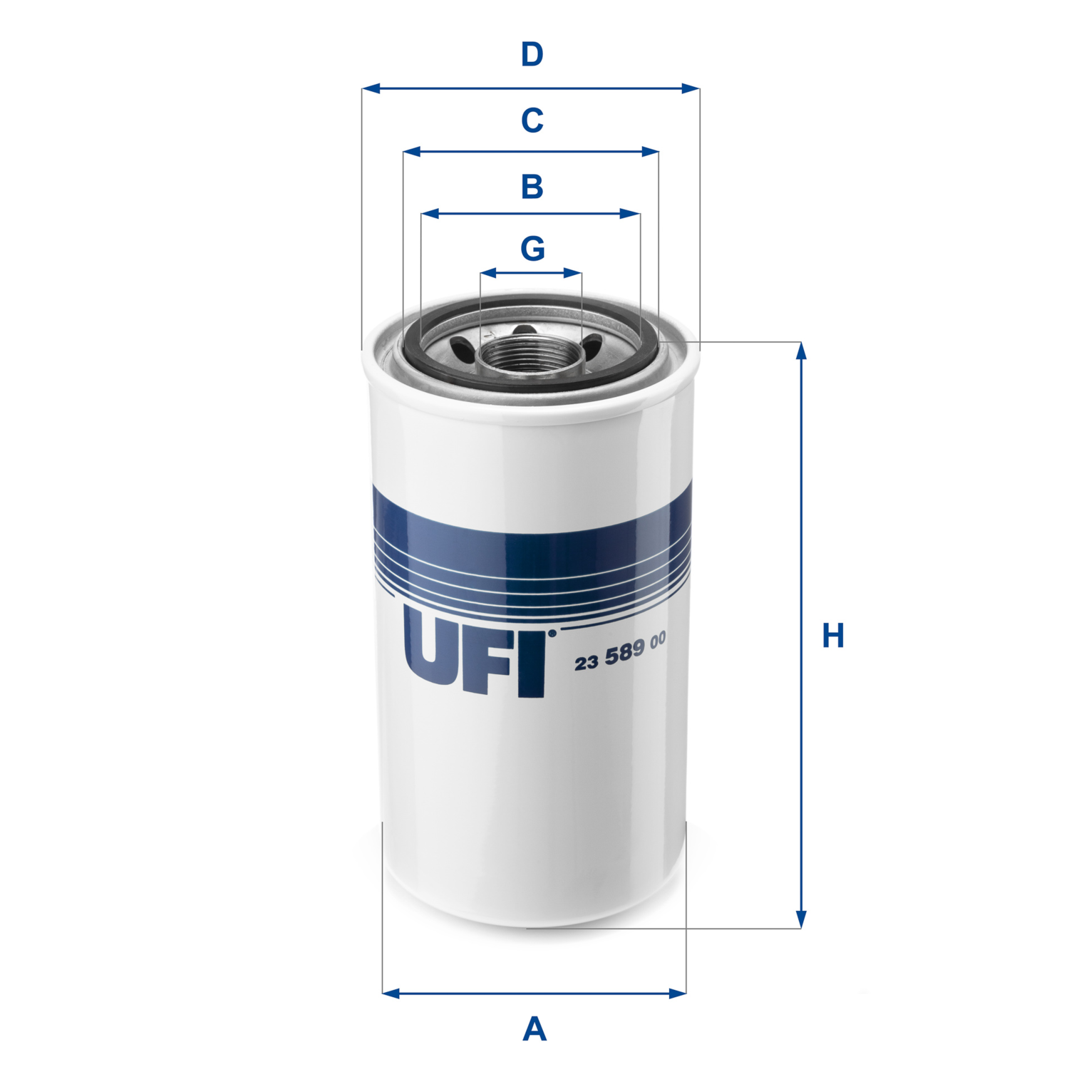 23.589.00 oil filter spin-on