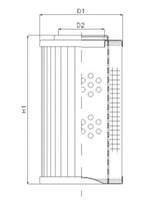 D143G01AV/ESD hydraulic filter element