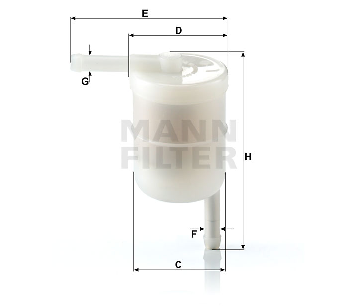 WK 42/12 fuel filter in-line